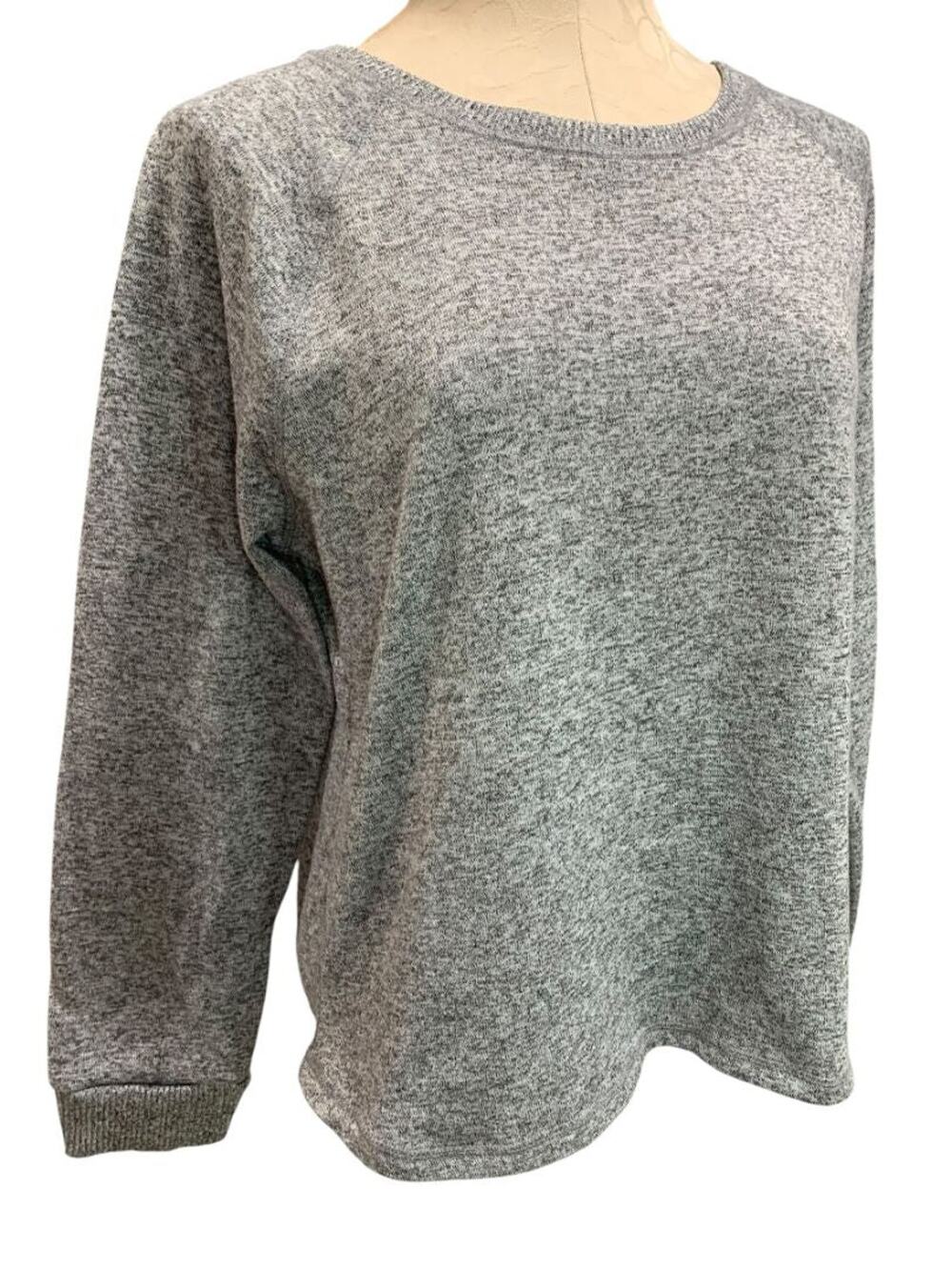 Large Splendid Womens Lightweight Sweatshirt Gray Heathered